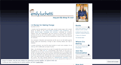 Desktop Screenshot of emilyluchettiblog.com