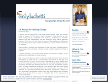 Tablet Screenshot of emilyluchettiblog.com